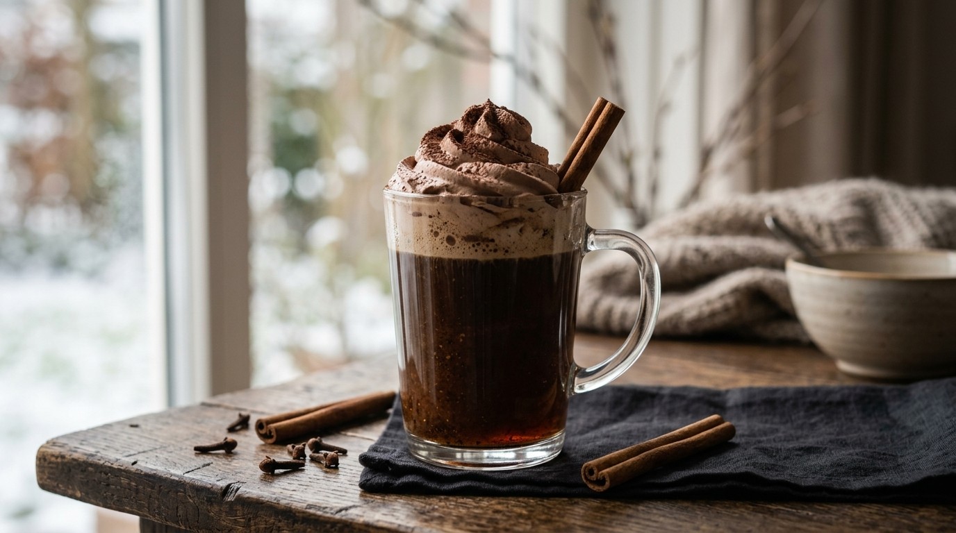Koffie met Chocoladeroom en rum