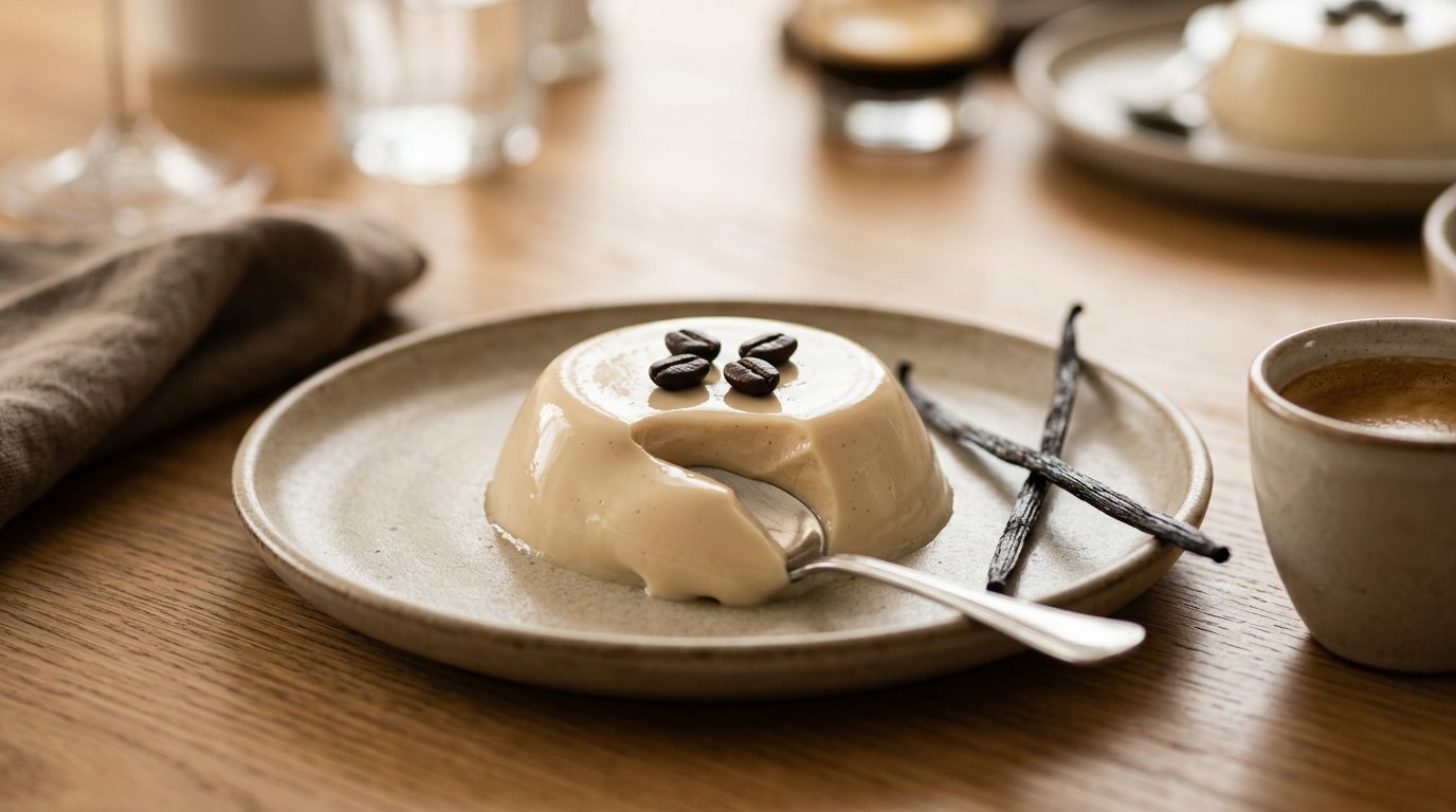 Koffie Panna Cotta
