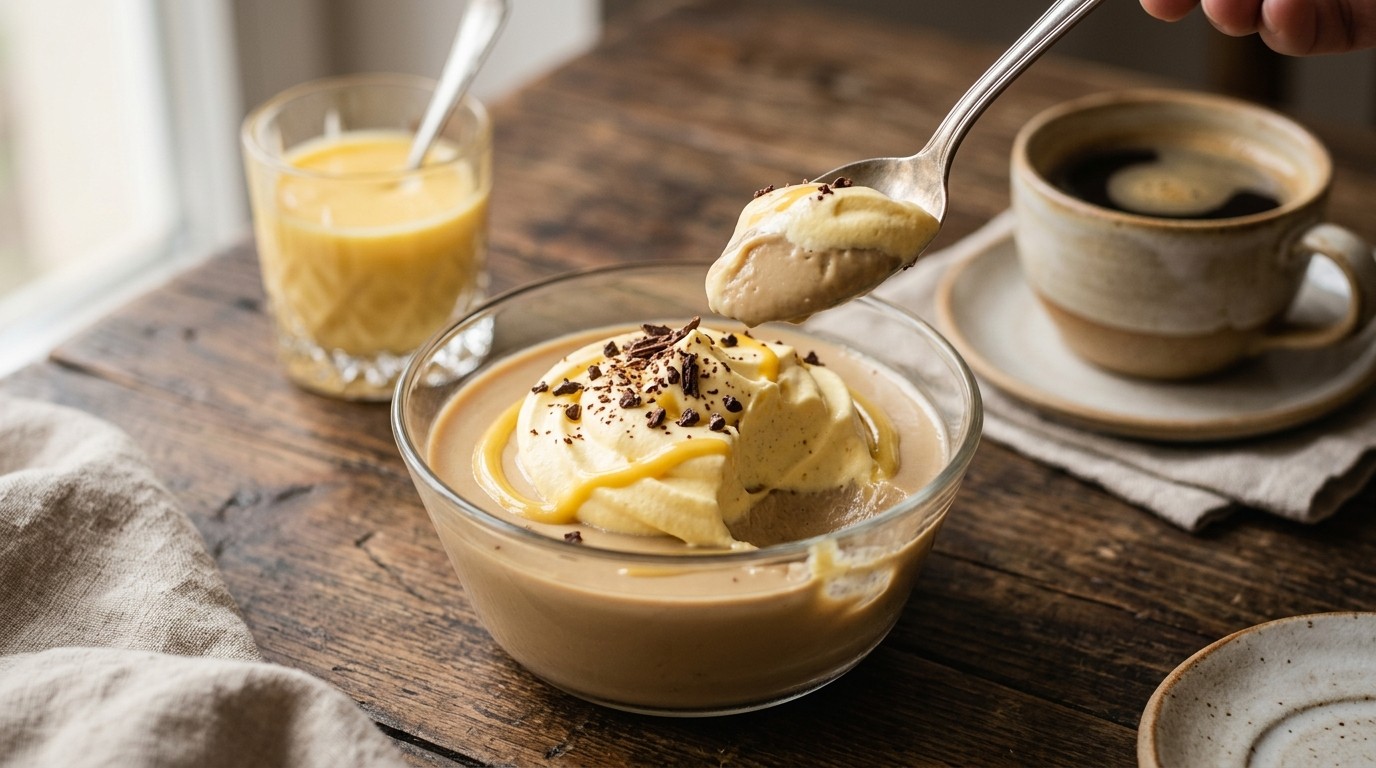 Koffiepudding met Advokaatroom