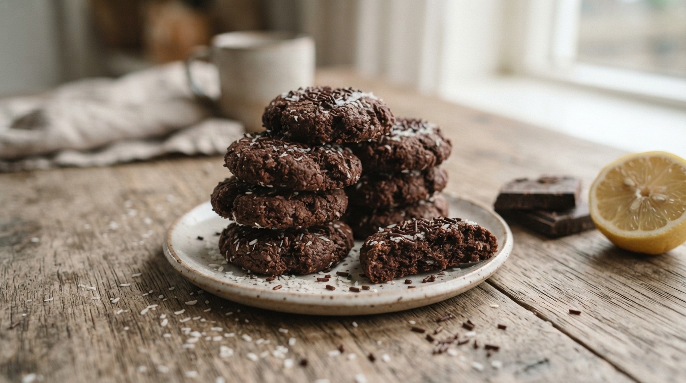 Kokos-chocoladekoekjes