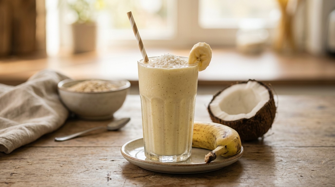 Kom uit die Bananenboom-smoothie