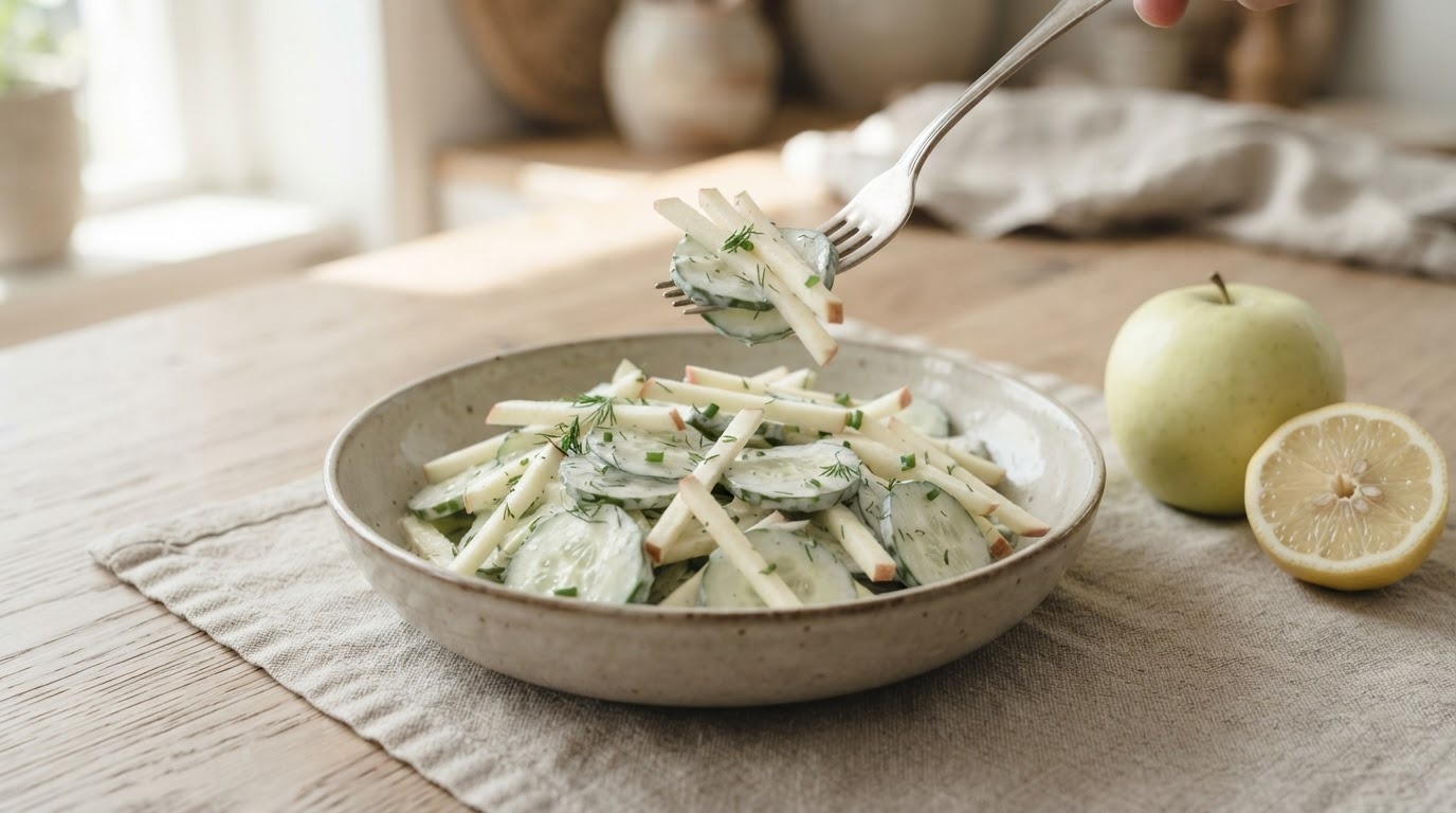 Komkommer/appel Salade