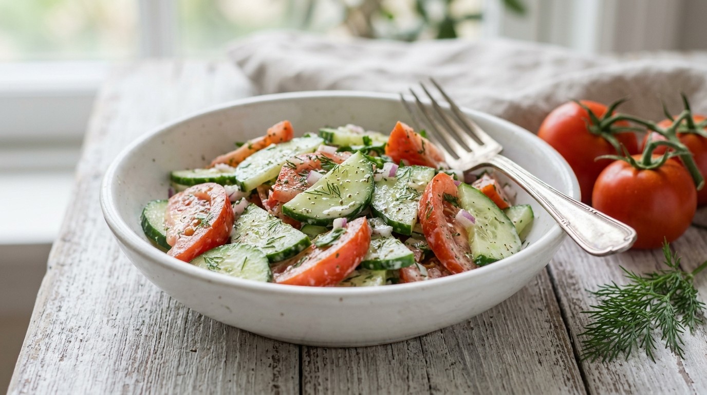 Komkommer Salade