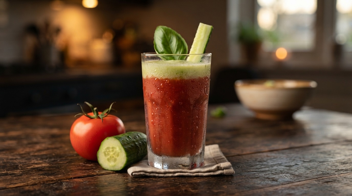 Komkommer & Tomatensap