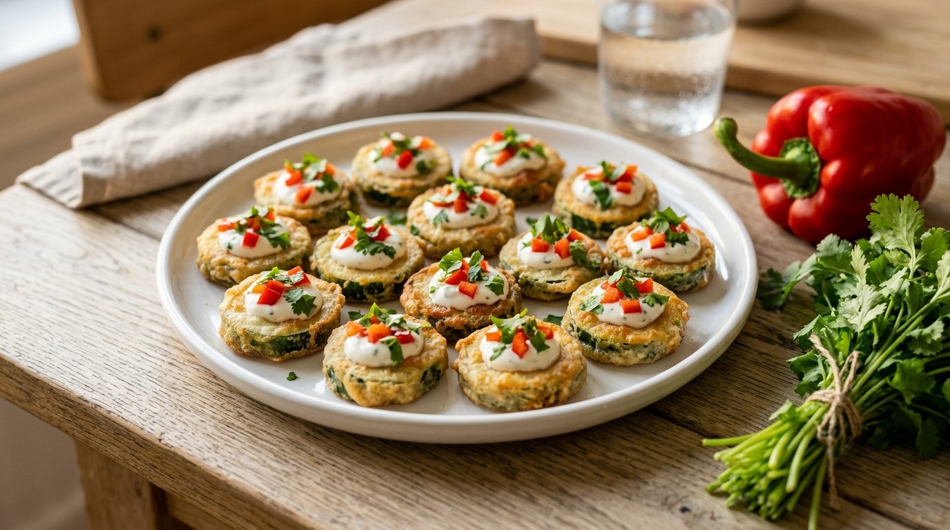 Komkommerhapjes met Roomsaus recept Komkommerhapjes met Roomsaus recept
