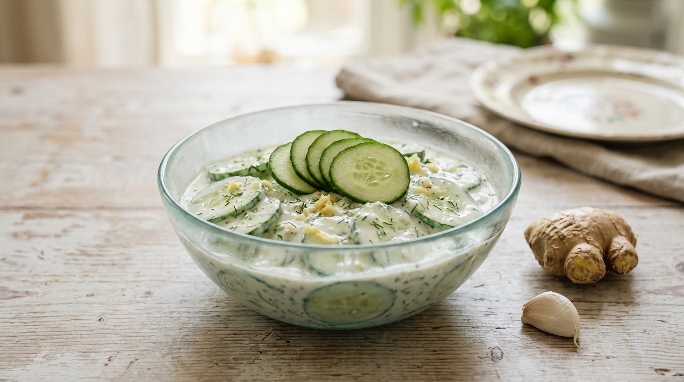 Komkommersalade recept Komkommersalade recept