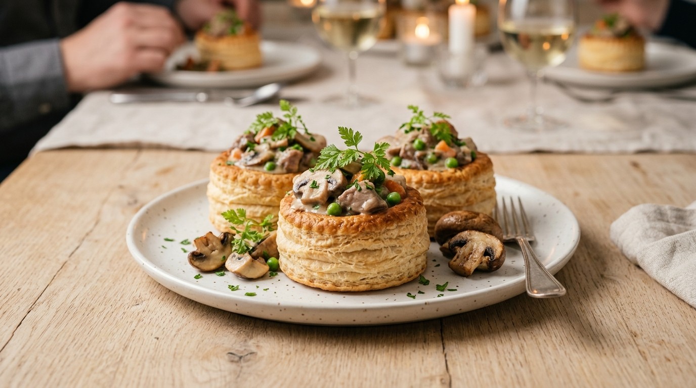 Koninginnepasteitjes met Kalfsragout