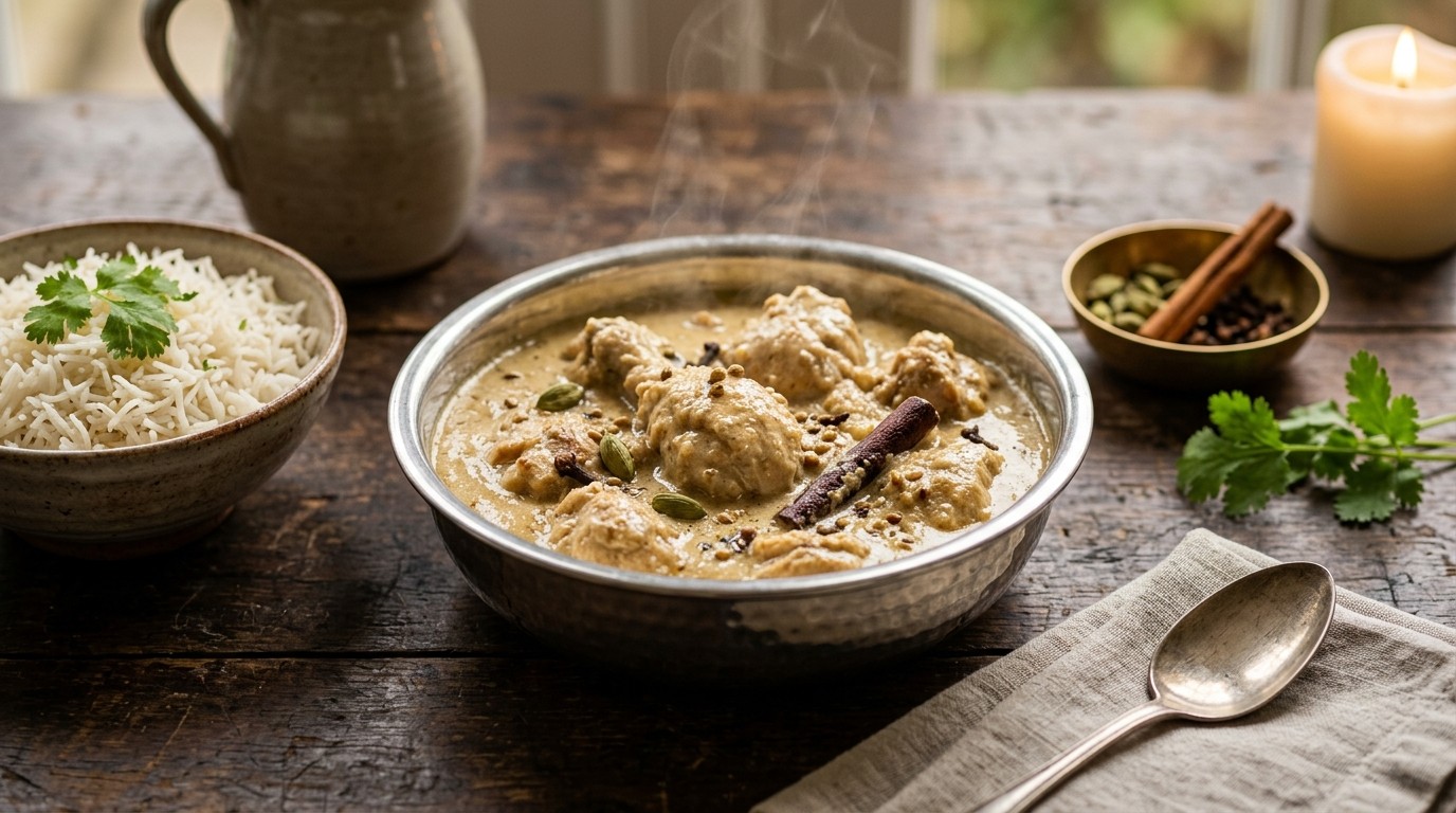 Kookarh Korma (Korma kip) recept Kookarh Korma (Korma kip) recept