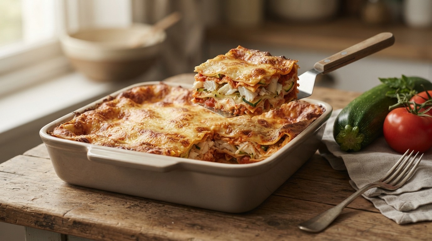 Koolvisfiletlasagna recept Koolvisfiletlasagna recept