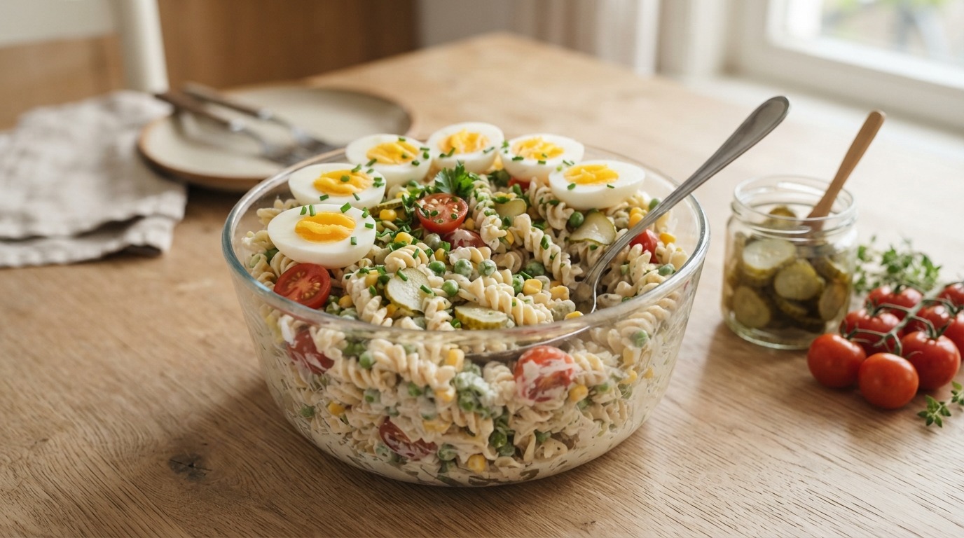 Koude Pastasalade Vegetarisch