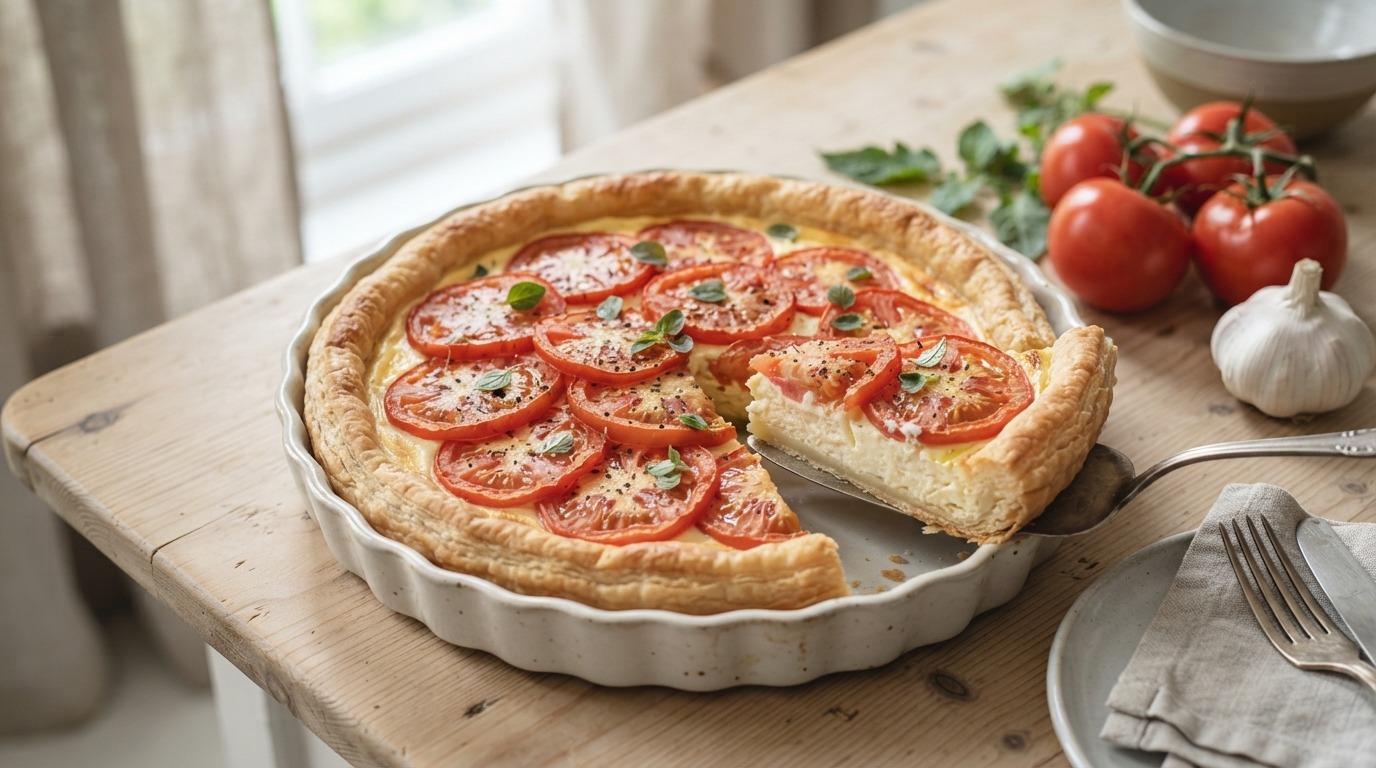 Koude Tomaten-kaastaart