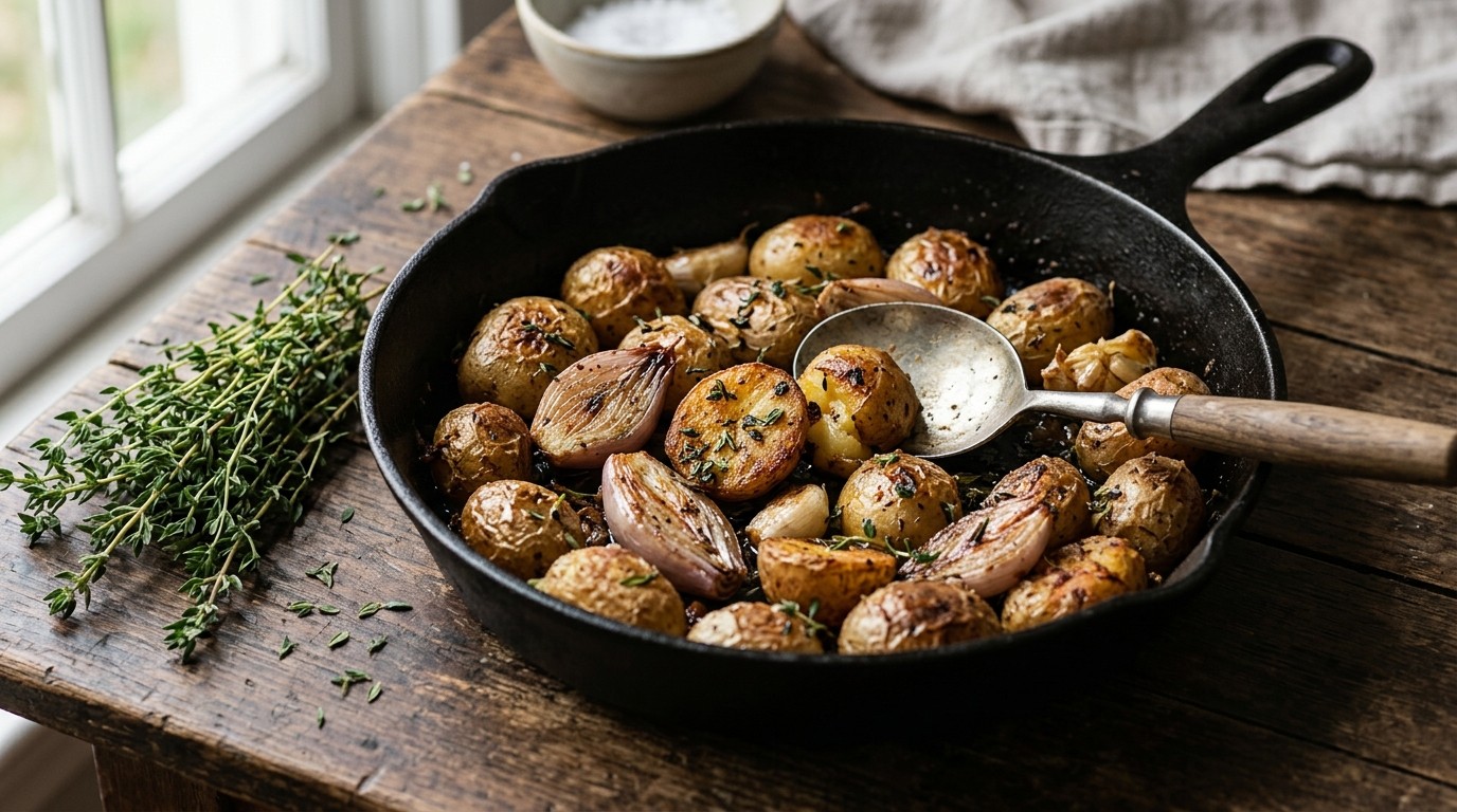 Krieltjes met Knoflook en Sjalotjes
