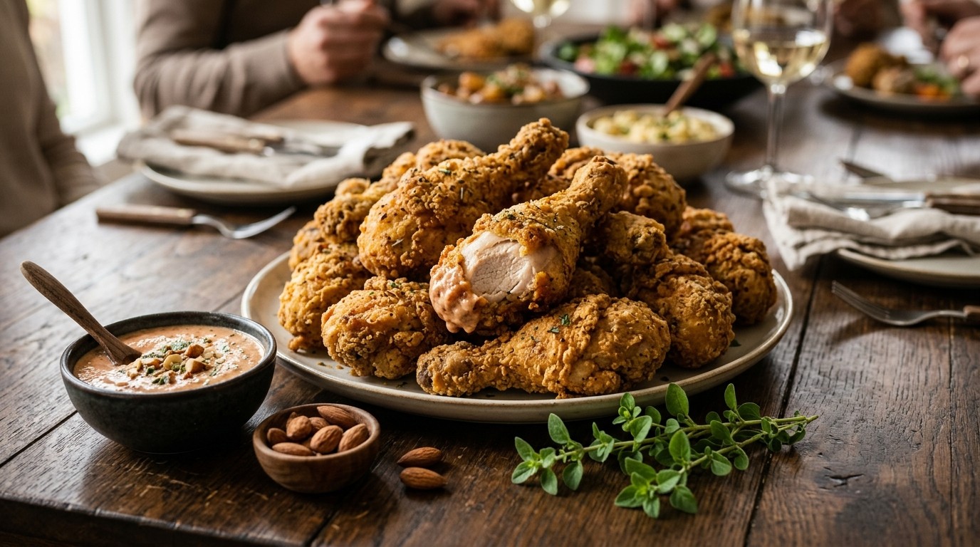 Krokante Kippenpootjes Voor Buffet
