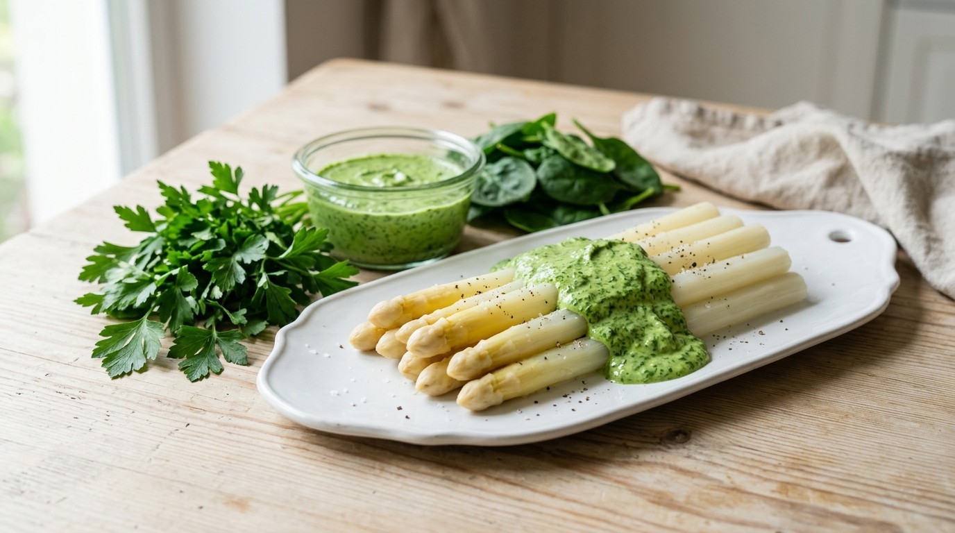 Kruidenmayonaisesaus Voor bij de Asperges