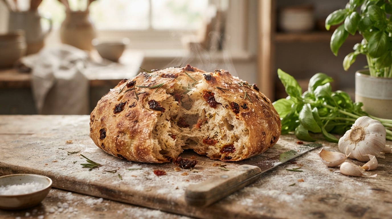 Kruidig Italiaans Tomatenbrood