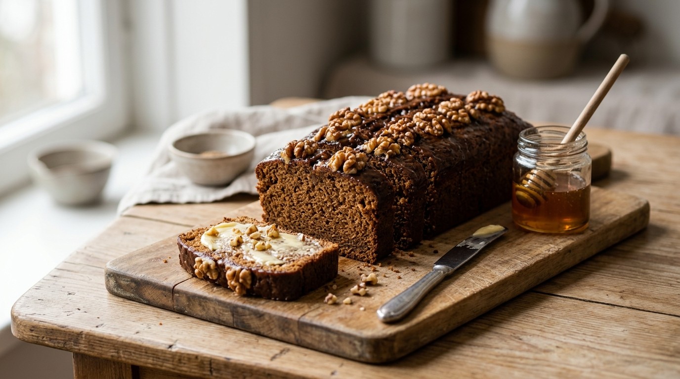 Kruidkoek met Walnoten