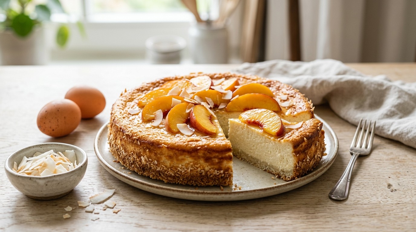 Kwarktaart met Perzik recept Kwarktaart met Perzik recept