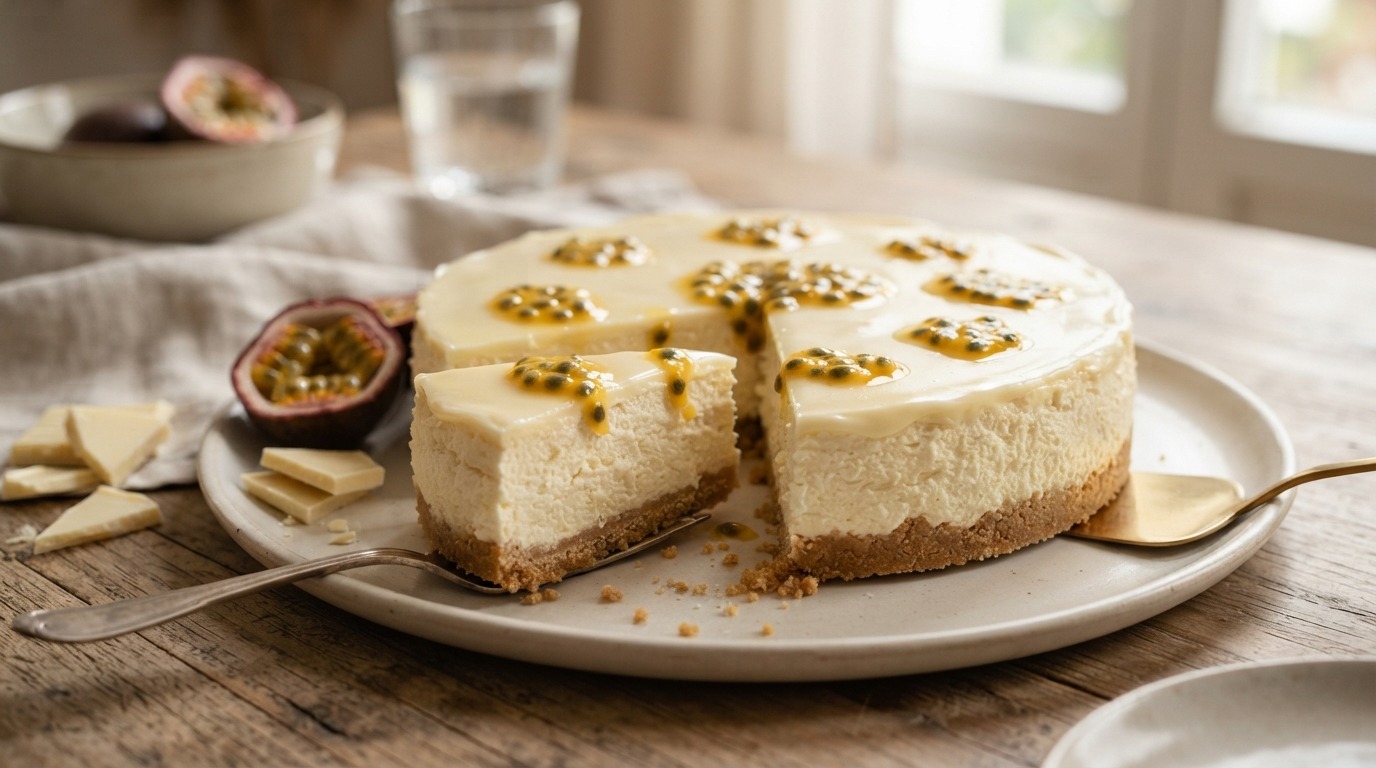 Kwarktaart met Witte Chocolade