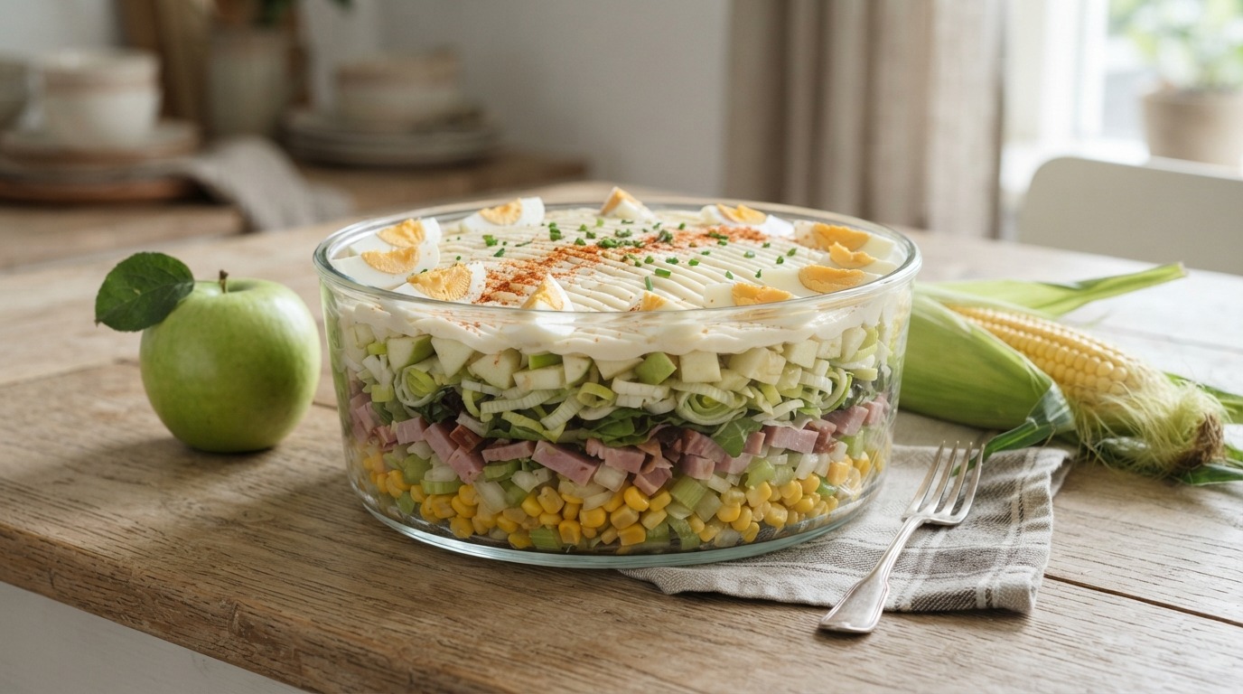 Laagjes-salade recept Laagjes-salade recept