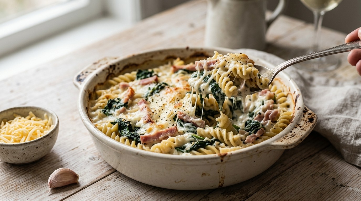 Lactose Vrije Macaroni met Spinazie