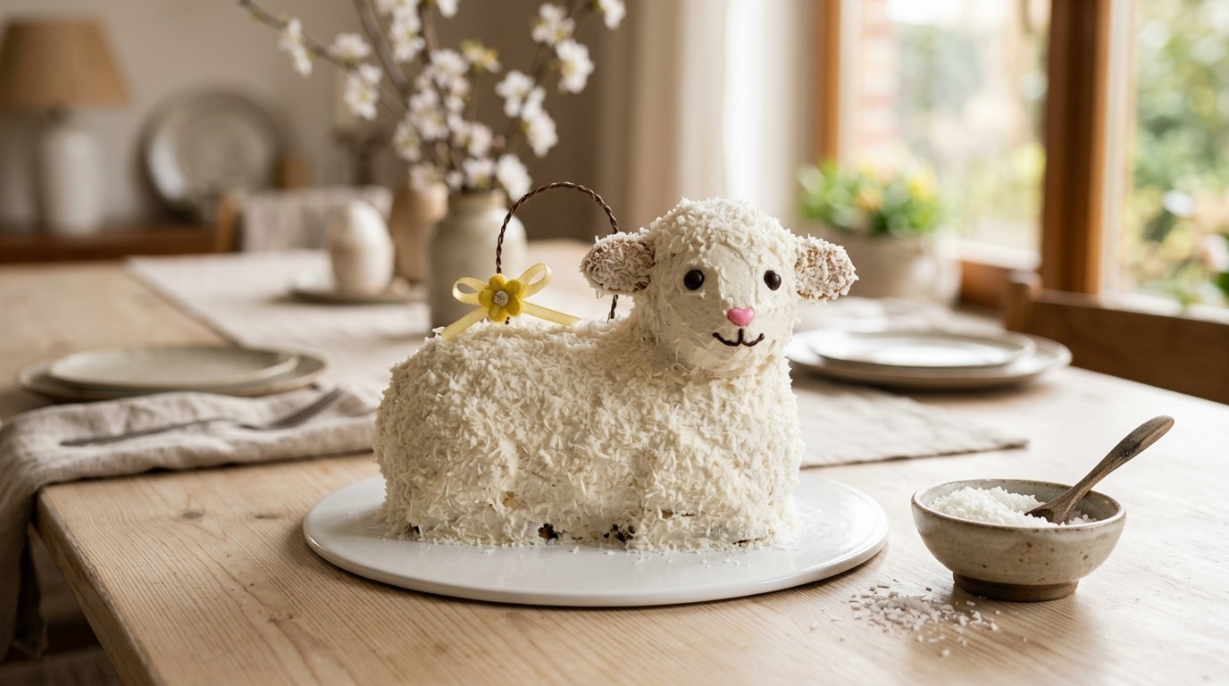 Lammetjestaart met Mascarpone en Kokos