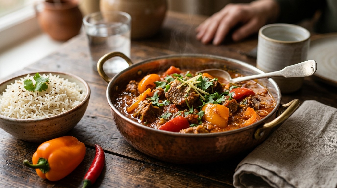 Lamscurry met Paprika