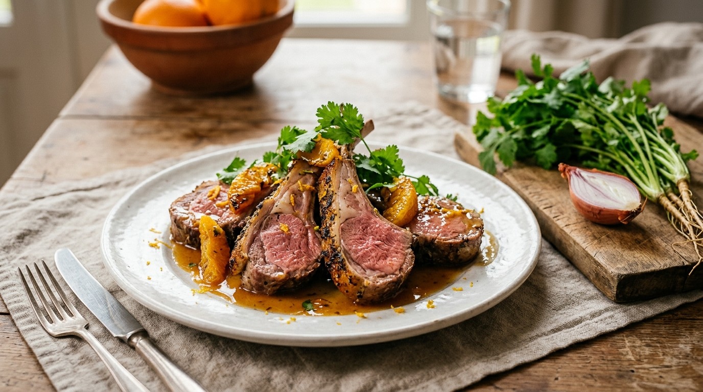 Lamsfilet met Sinaasappel