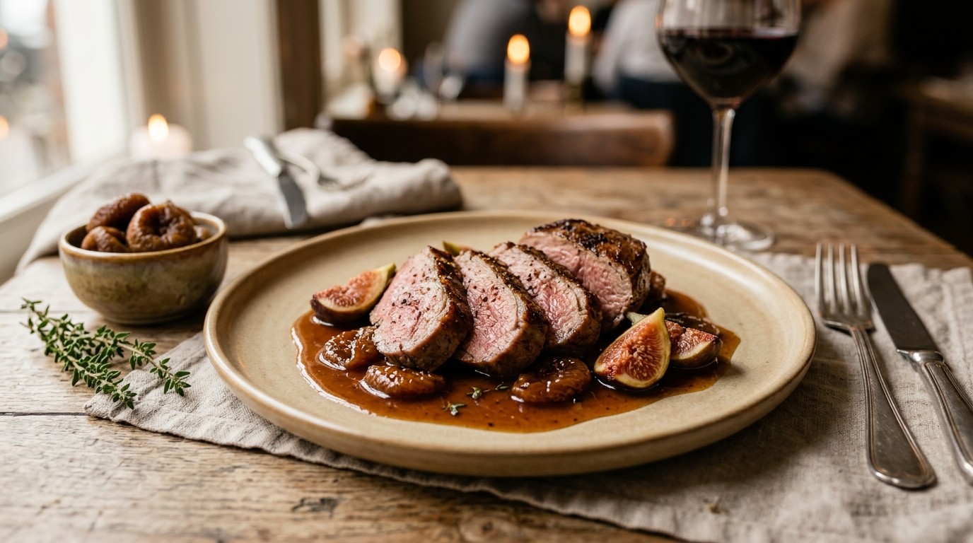Lamsfilet met Vijgensaus recept Lamsfilet met Vijgensaus recept
