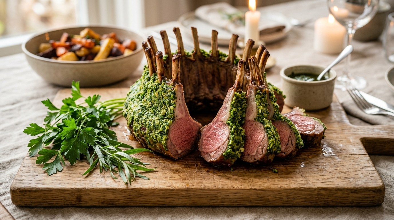 Lamskroon met Kruidenkorst recept Lamskroon met Kruidenkorst recept