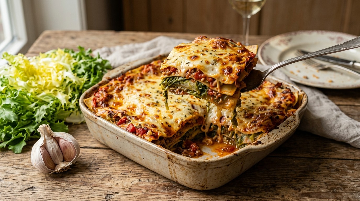 Lasagne met Andijvie