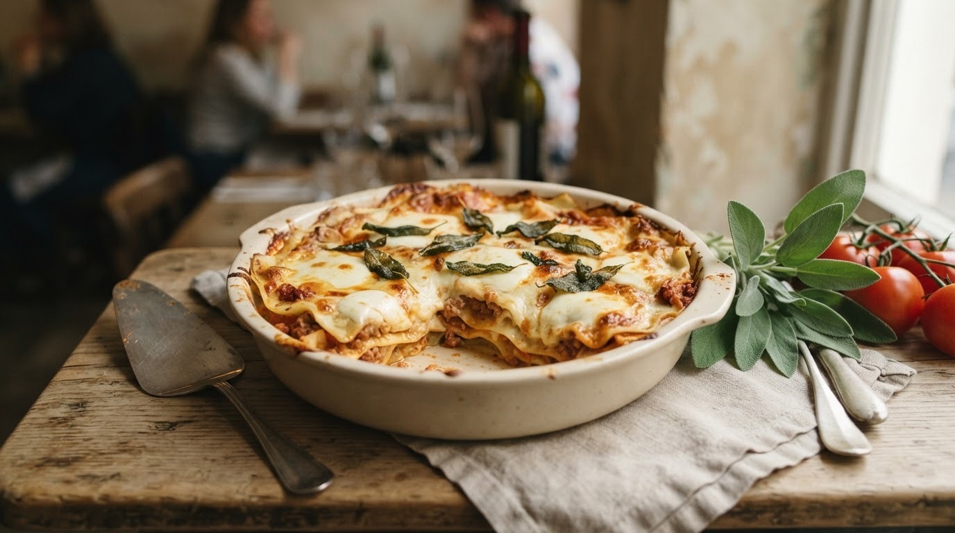 Lasagne met Mozzarella