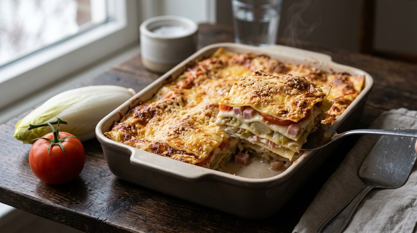 Lasagne met Witlof recept Lasagne met Witlof recept