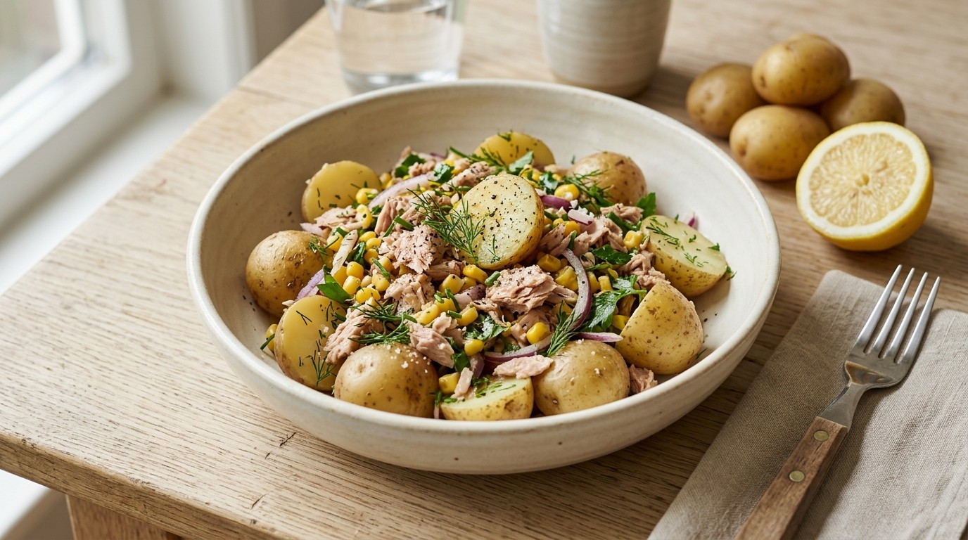 Lauwarme Tonijnsalade