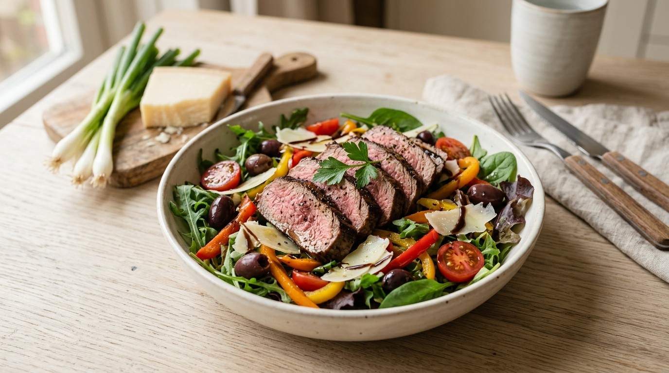 Lauwwarme Biefstuk Salade