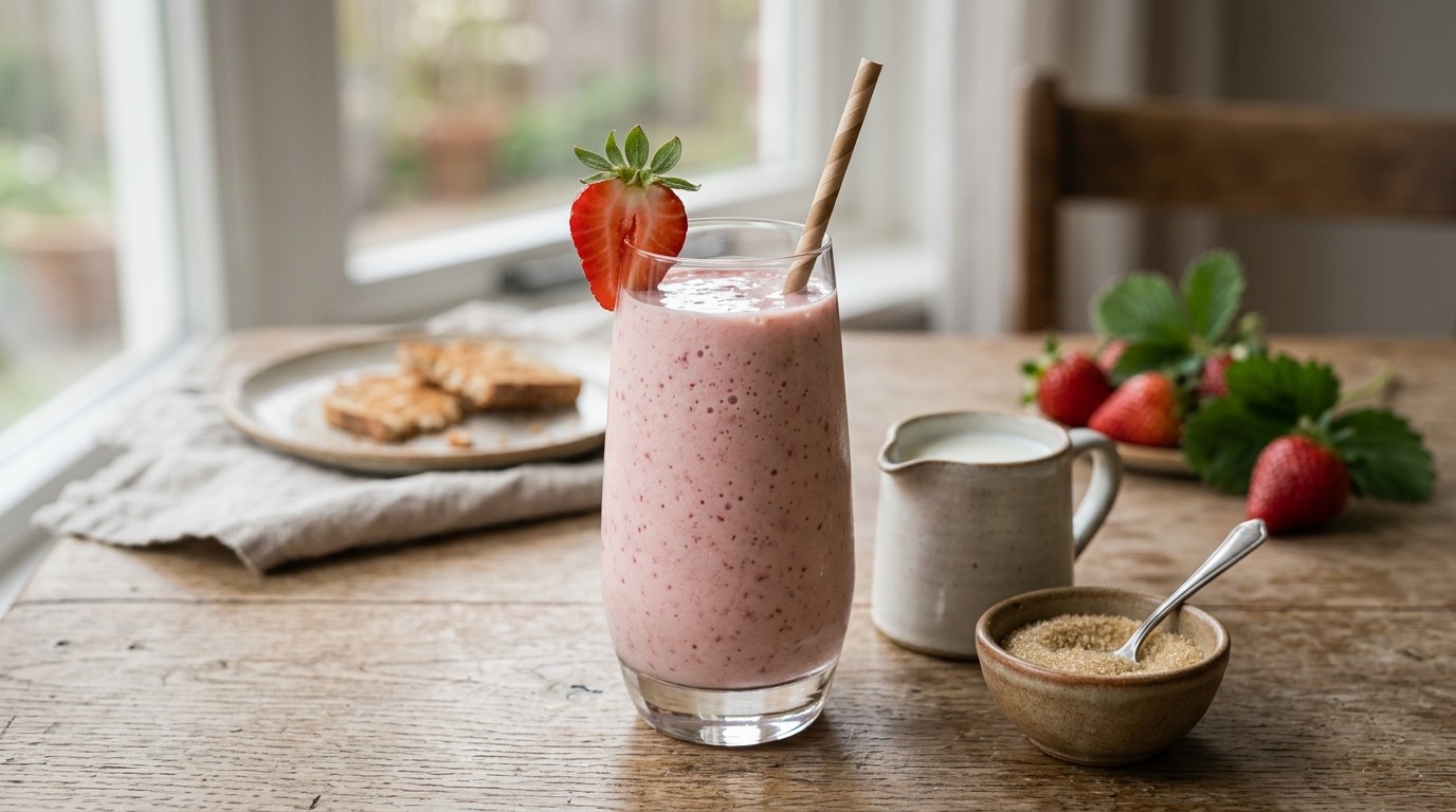 Lekkere Aardbeiensmoothie