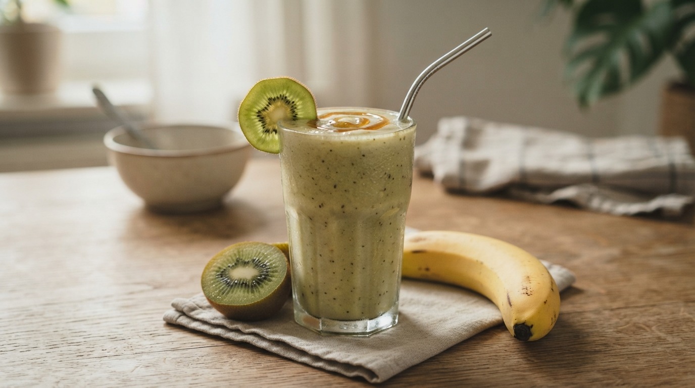 Lekkere Kiwi met Banaan Smoothie