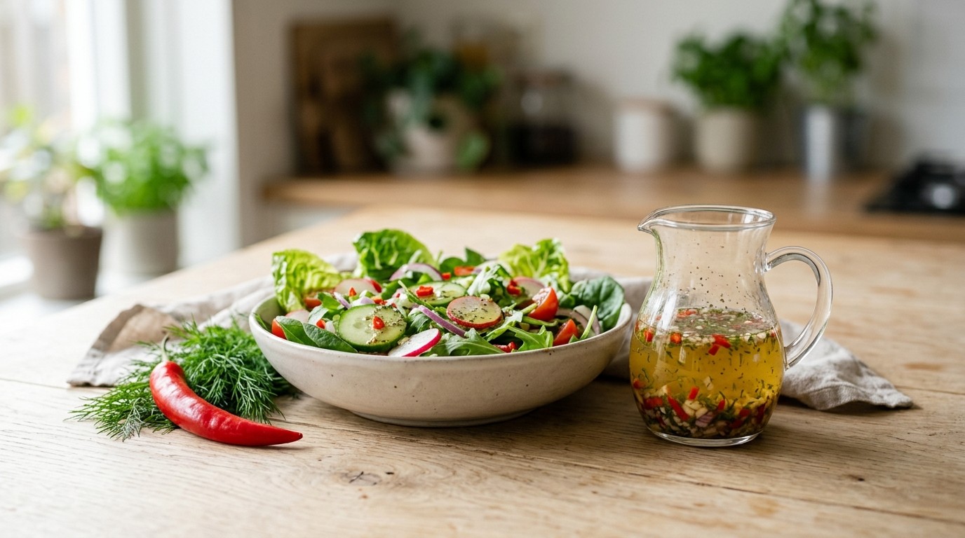 Licht Pikante Dressing Voor Salades