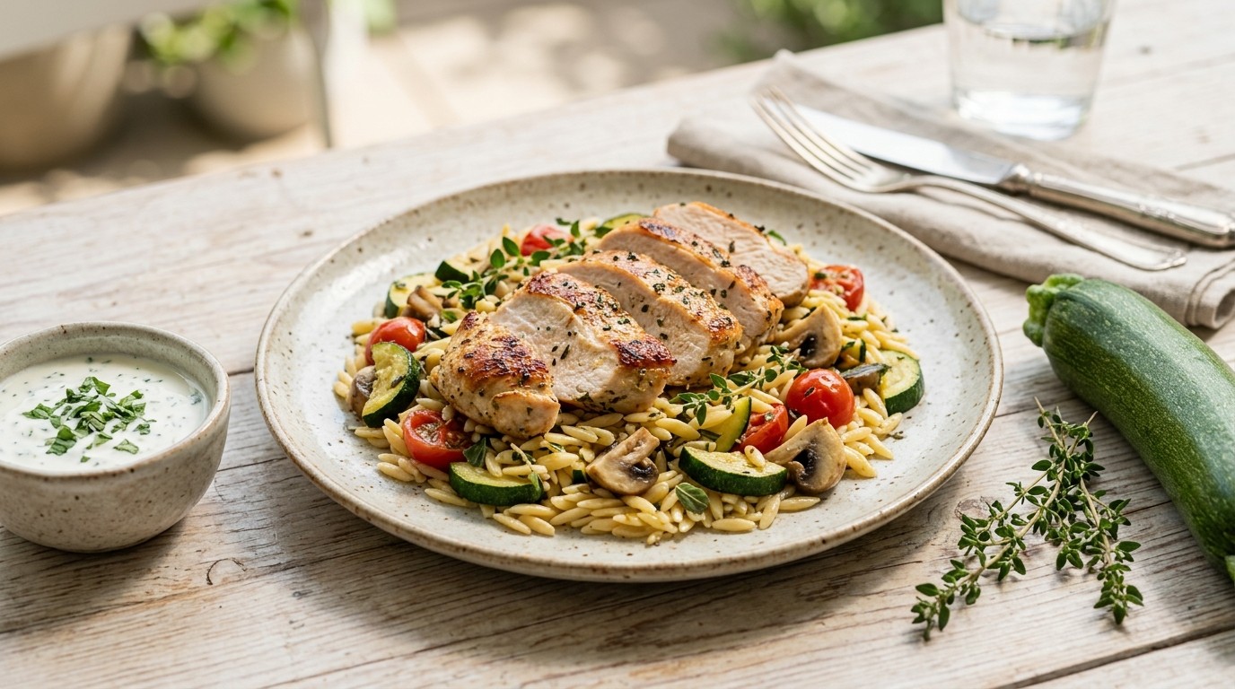 Light Kalkoenfilet met Zomergroenten
