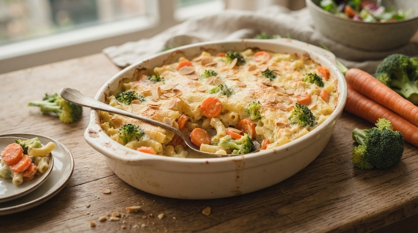 Light Ovenschotel met Wortel en Broccoli