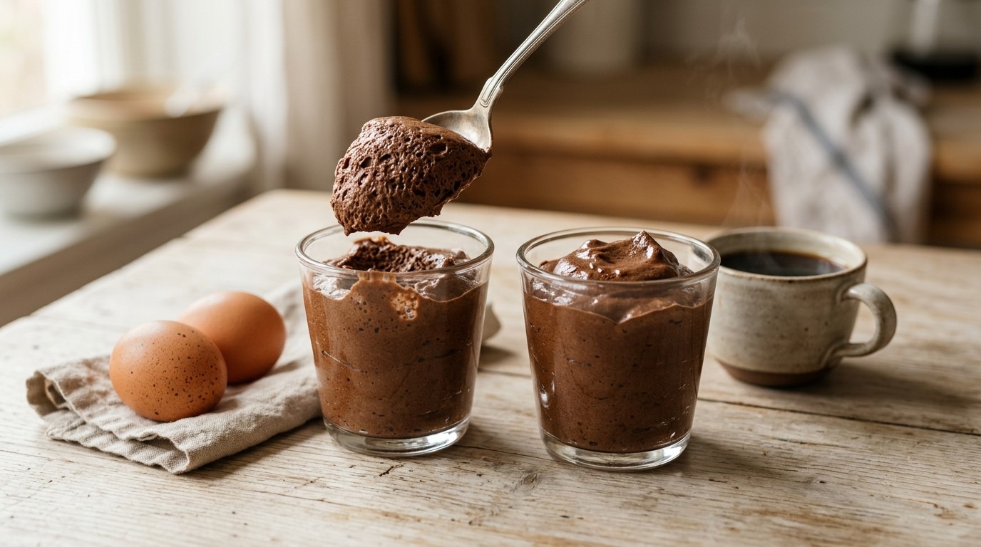 Lijnvriendelijke Chocomousse recept Lijnvriendelijke Chocomousse recept