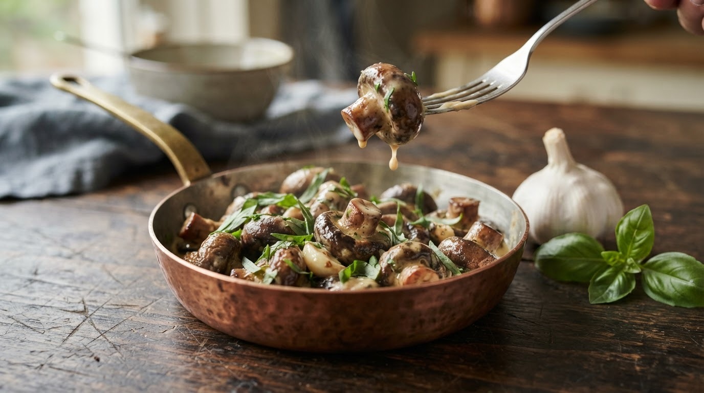 Limburgse Grotchampignons met Knoflook