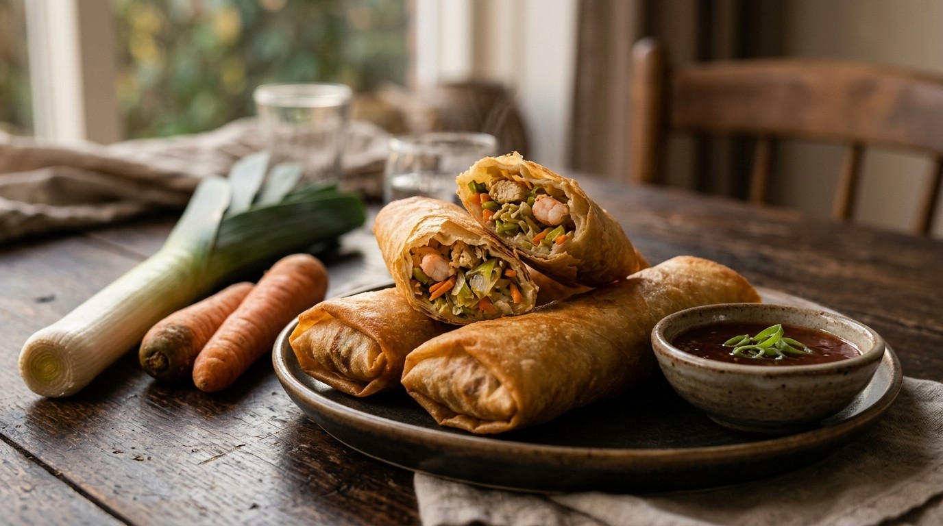 Loempia Oedang dan Ayam
