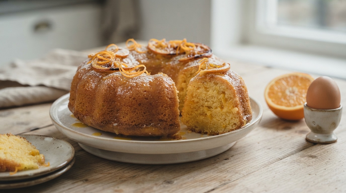 Luchtige Sinaasappelcake