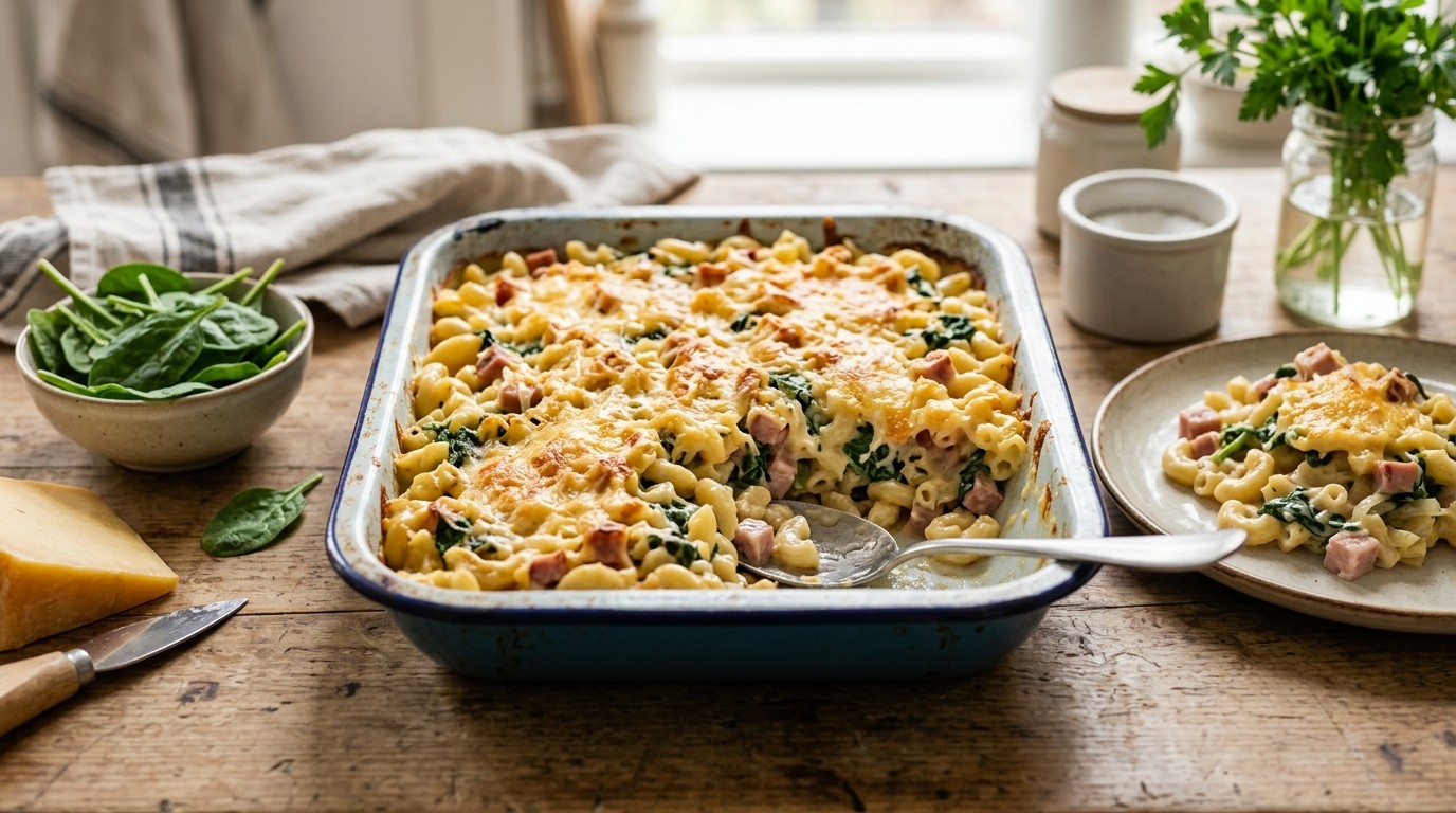 Macaroni ham Kaas