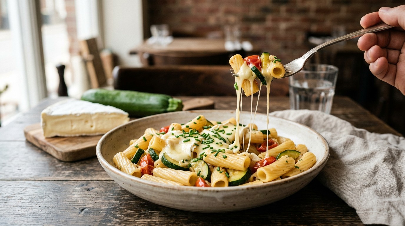 Macaroni met Courgette en Brie recept Macaroni met Courgette en Brie recept
