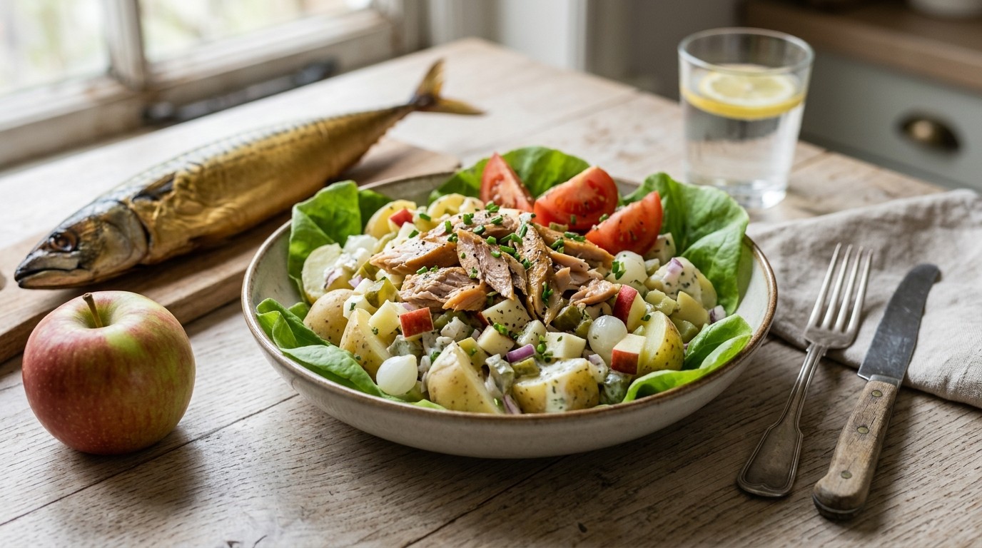 Makreel-aardappelsalade