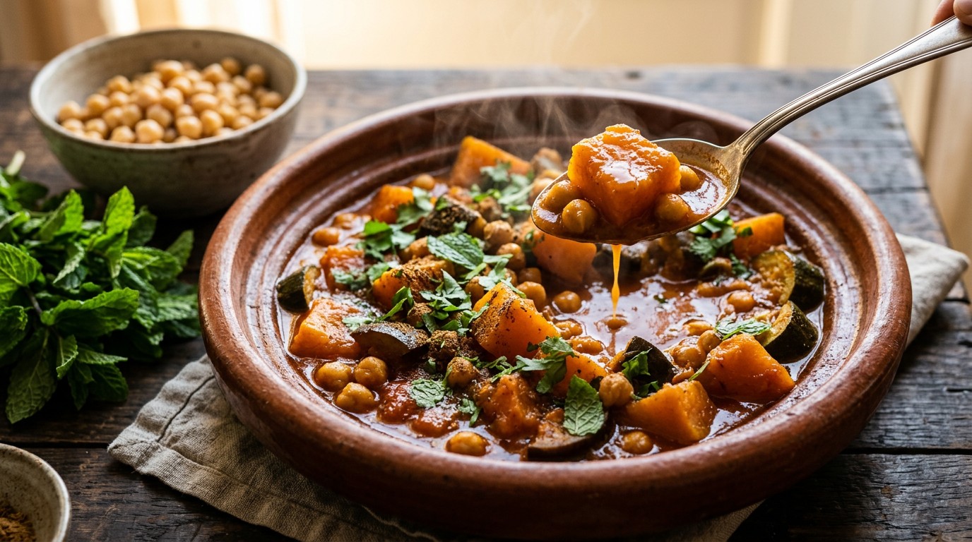 Marokkaanse Pompoenstoofpot recept Marokkaanse Pompoenstoofpot recept