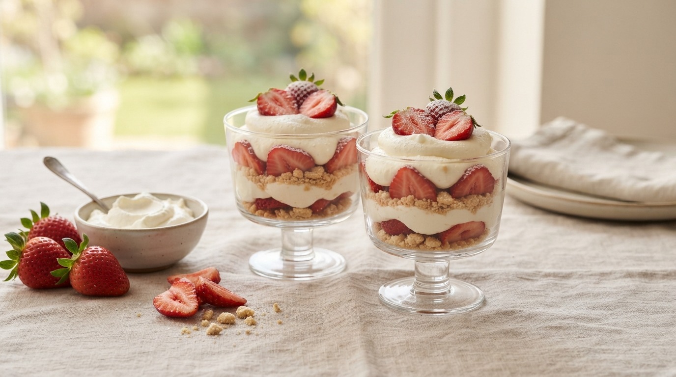 Mascarpone met Aardbeien