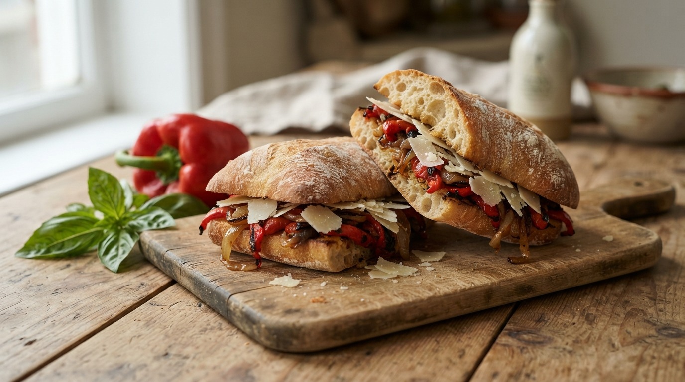 Mediterrane Gevulde Ciabatta