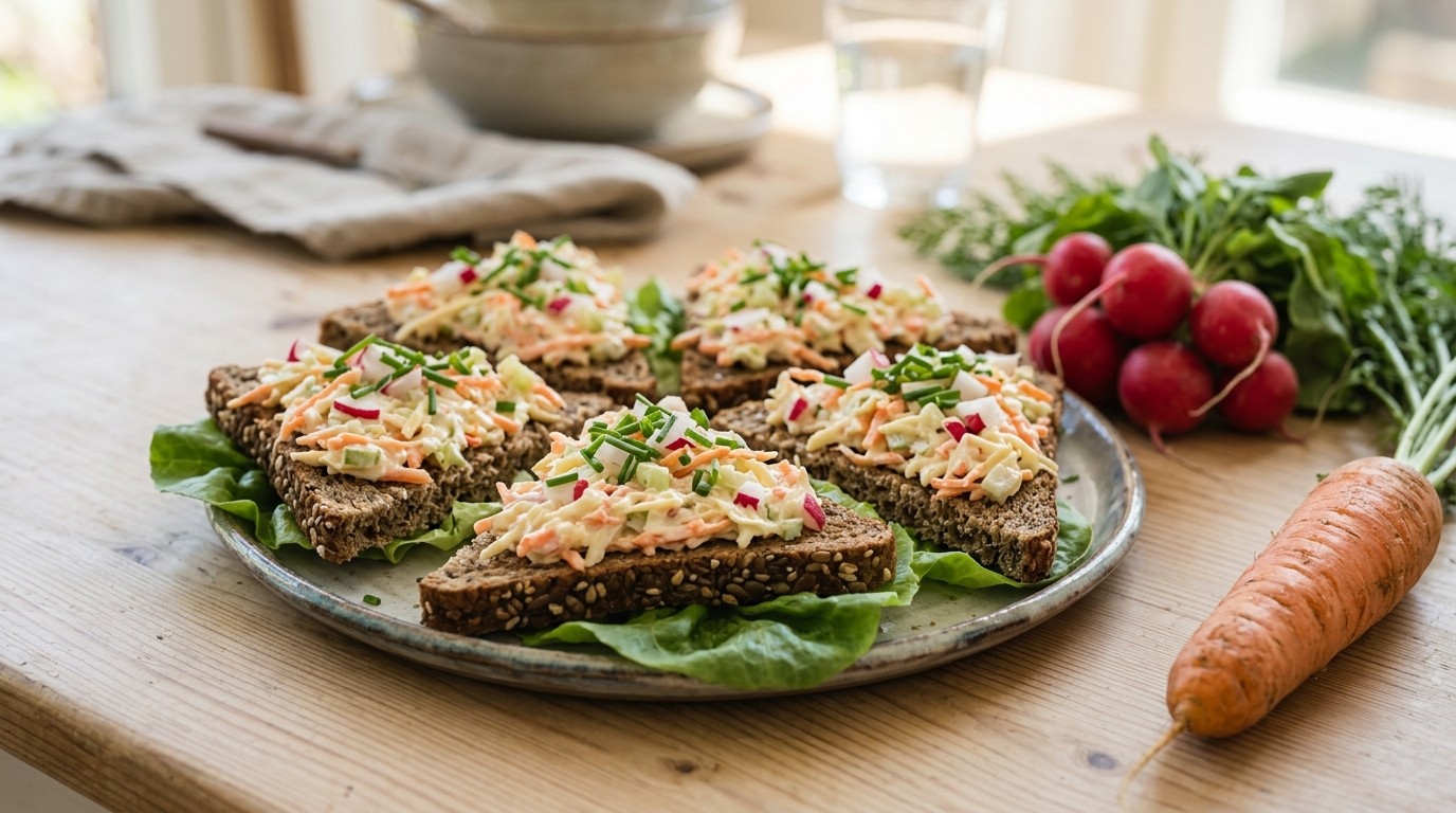 Meergranenpunten met Kaassalade